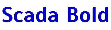 Scada Bold шрифт